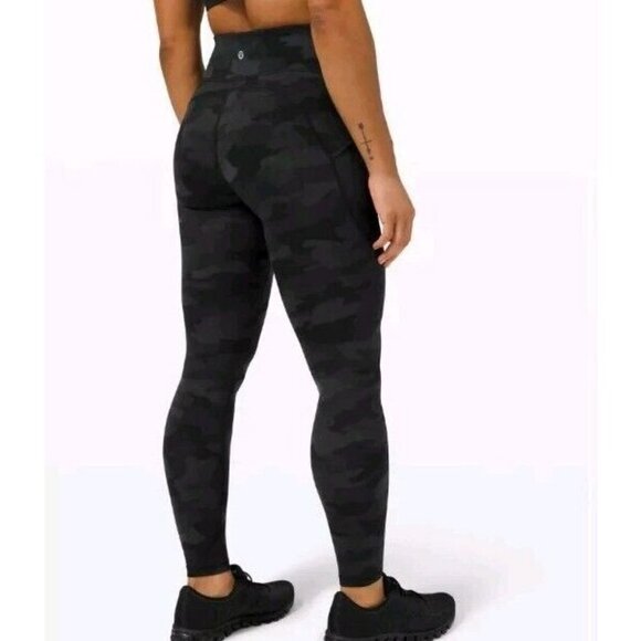 Lululemon Women Invigorate High-Rise Tight Black Blue Size 6 - Picture 2 of 11